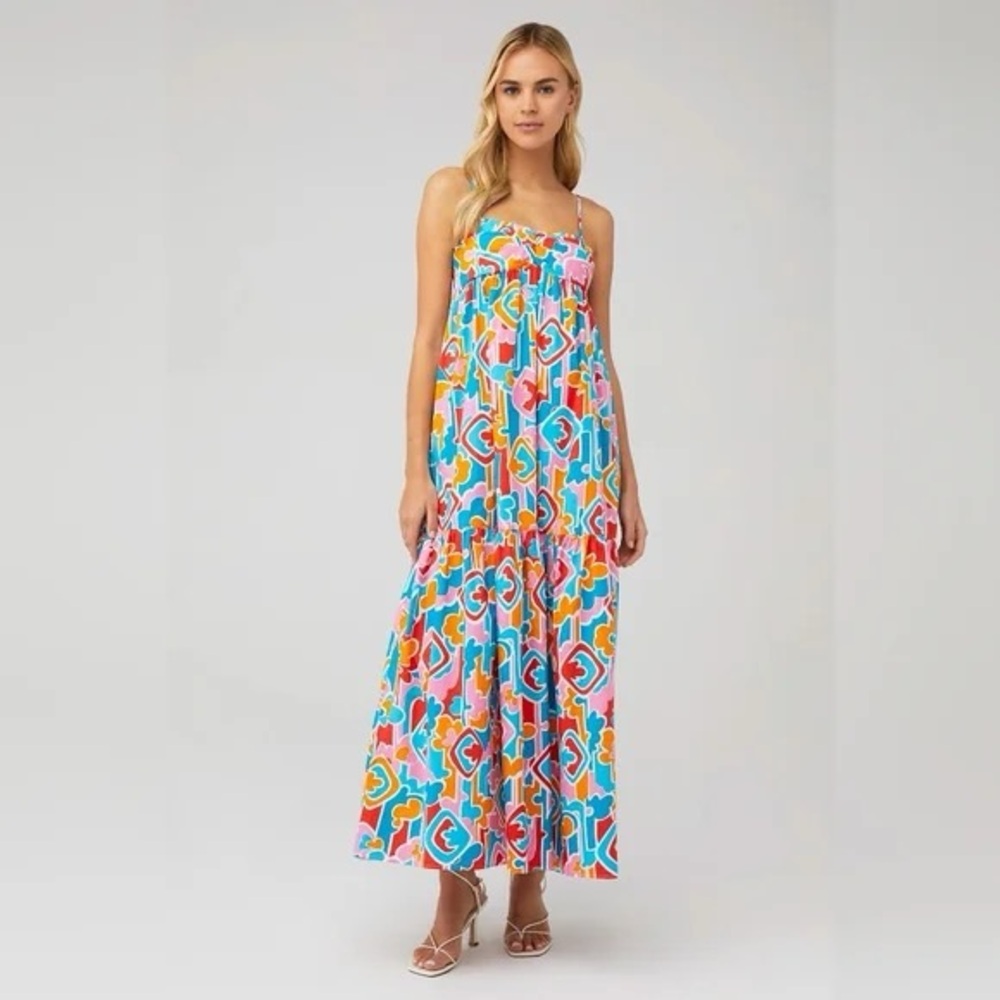 Amanda Uprichard Sima Maxi Dress in Miami Size Small